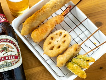 店長オススメの串カツが5本セットで登場！『串カツ5本盛り』