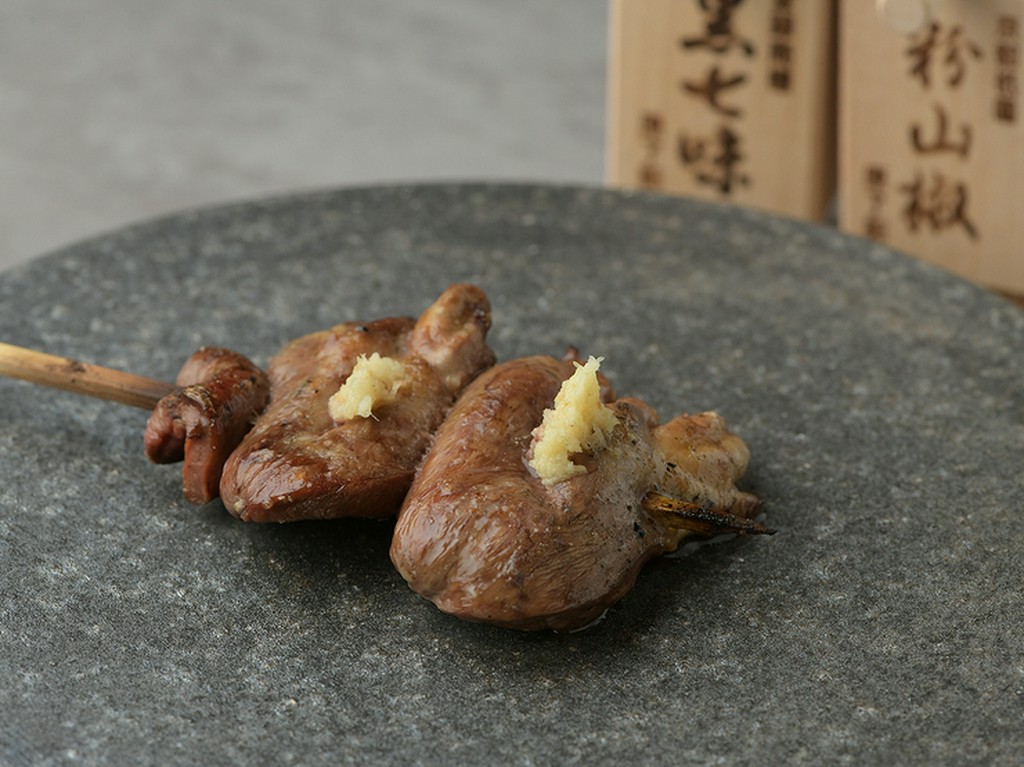 おろし生姜でさっぱりといただく『ハツ』