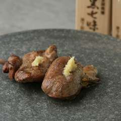 おろし生姜でさっぱりといただく『ハツ』