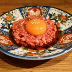 ‘’ランチ限定価格‘’黒毛和牛のユッケ