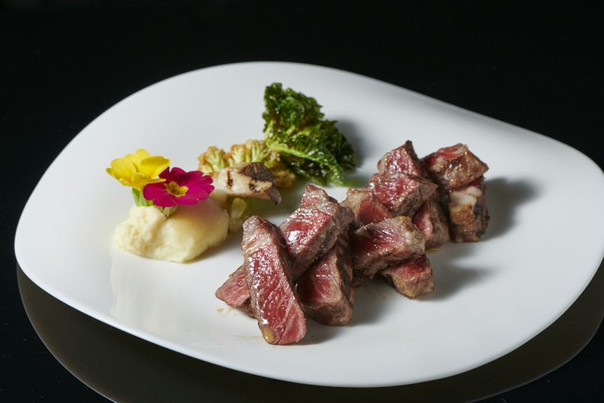 和牛サーロイン & 季節野菜