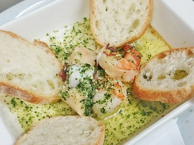 シーフードのブルギョニン風