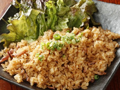 塩辛肝チャーハン