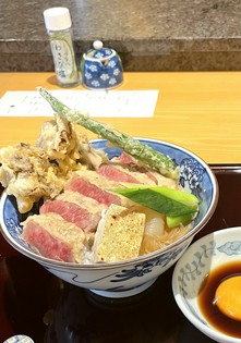 すき焼き天丼