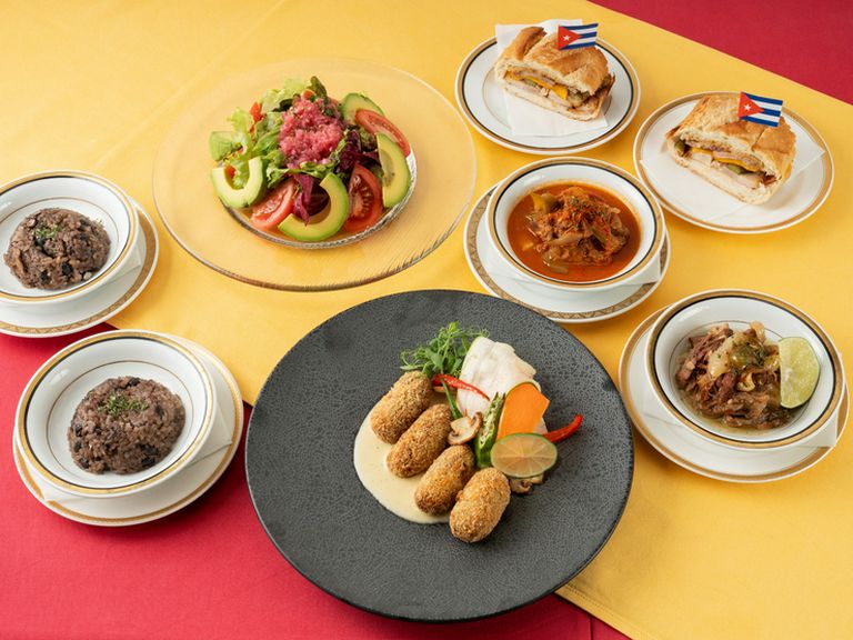 キューバ料理が初めてのお客様にぴったりのコース。