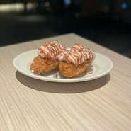 広島県産牡蠣フライ　梅と柴漬けのタルタルソース