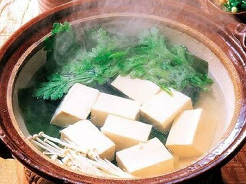 あおさの揚げ出し豆腐