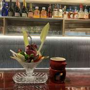 当店特性のソースと新鮮野菜でつくりました。