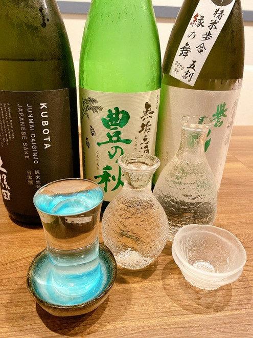 日本酒にこだわっている