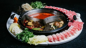 コストパフォーマンス抜群『熊猫火鍋お手軽しゃぶしゃぶコース』