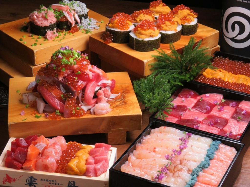 市場から直送した新鮮な魚