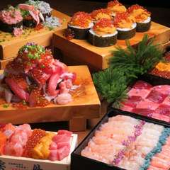 市場から直送した新鮮な魚