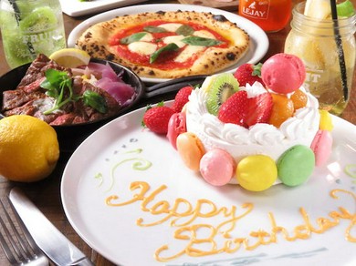 誕生日サプライズや特典多数ご用意