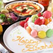誕生日特典！特製記念日ケーキサービス♪ディナーで幹事さんのお会計が無料など、当店限定のサプライズサービスやお得なクーポンを多数ご用意しております♪