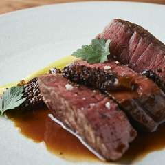 和牛フィレ肉の炭窯焼き