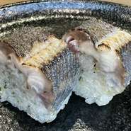 秋刀魚の棒寿司