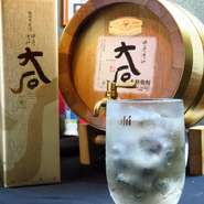 特産の米焼酎にも色々と個性があります。飲み比べてみてくださいね。

