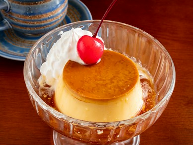 名古屋コーチンの卵を贅沢に使った『焼きプリン』