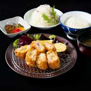 メンチカツ定食
