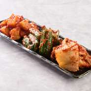 キムチ盛り合わせ