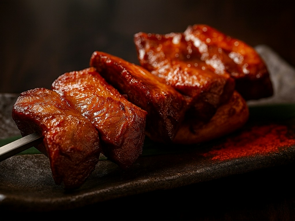 アンティクーチョ(ペルー風牛ハツ串焼き)　