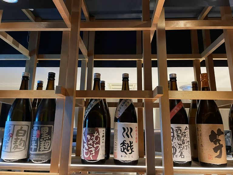 厳選された焼酎の数々