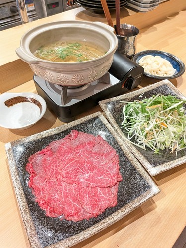 和牛ランプのしゃぶしゃぶ