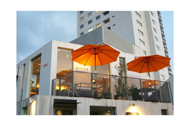 テラス席がある