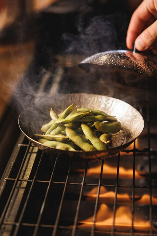 燻製茶豆