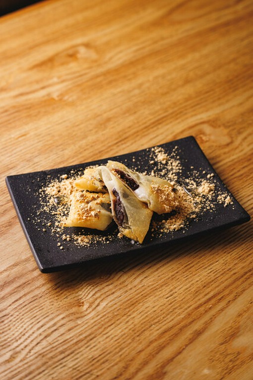 揚げ白玉ぜんざい