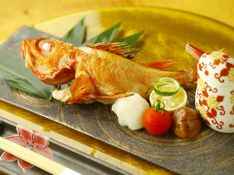 キンキの塩焼き