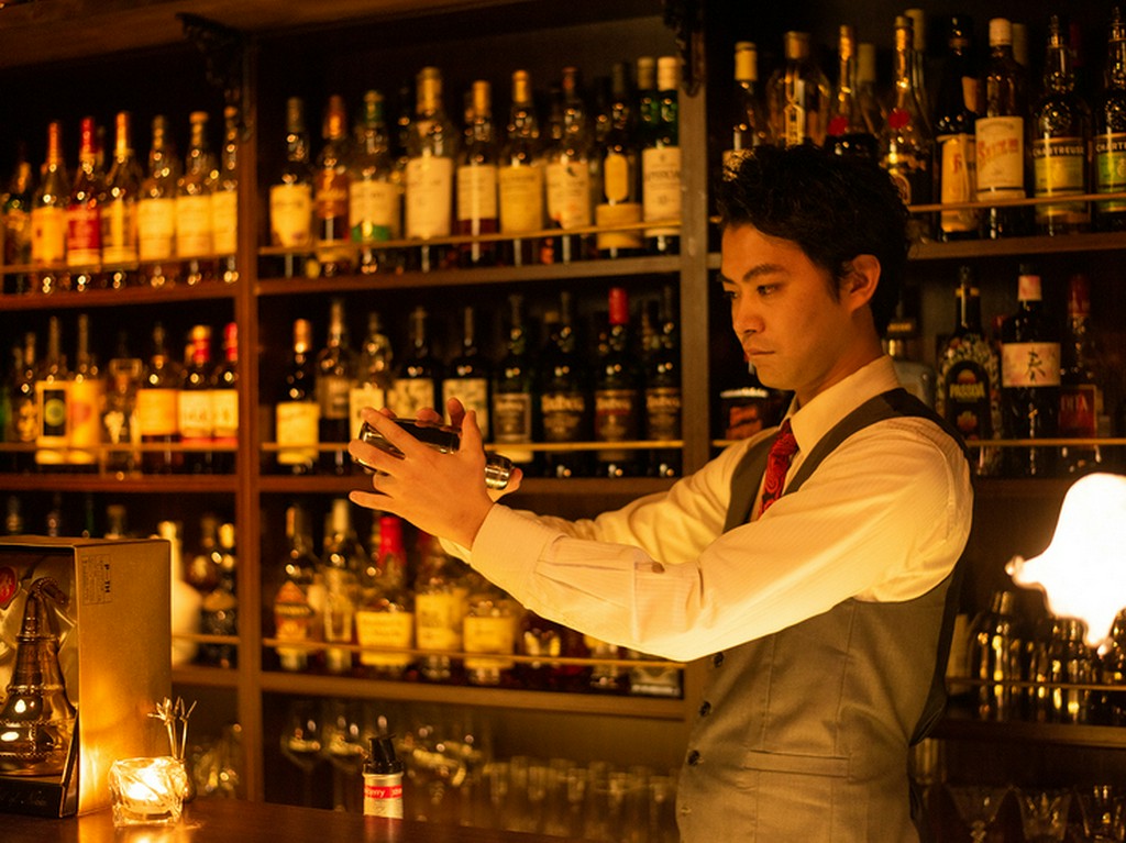 にこやかな接客とニーズに合わせたお酒で素敵なひとときを演出