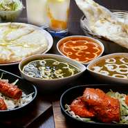 【インドカレー&ナン　サーティ】では、本場のスパイスを使ったインドカレーやインドの家庭料理を提供。リーズナブルな価格で気軽に本格的な味わいを楽しむことができます。
