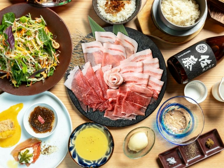 アグー豚4部位食べ比べ堪能コース『禄』