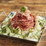 追加メニュー（税抜価格）牛肉（980円）/野菜盛り合わせ（480円）