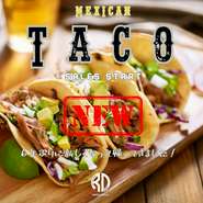 ついに復活！
グレードUPして2種類のタコスが新登場！
１・ピカンデス　　2・カルニータス