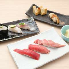 旬魚で彩るこだわりの握り。一貫ごとに幸せを感じる逸品『握り（コース内の一品）』