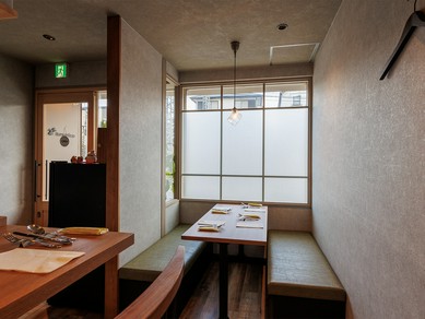 くつろぎの食時間にふさわしい、居心地のよい空間