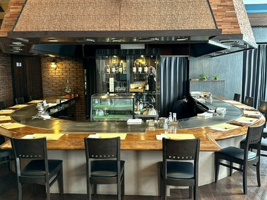 鉄板カウンター