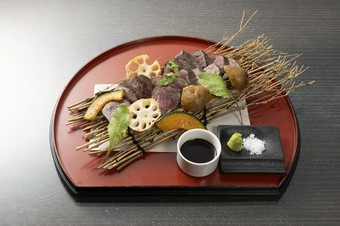 雪室熟成国産牛のステーキ（150g）』