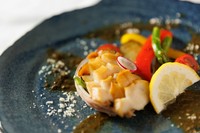 見た目にも美しい『天使の海老醤油漬け』