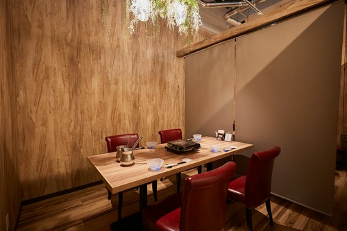 半個室もご用意。