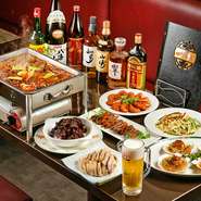 大人数の宴会であれば、コースでの食事もオススメ。事前予約で予算や人数、苦手な食材、好きな料理なども気軽に相談してみてください。もちろん、当日の急な宴会にも対応可能！