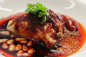 岩桧葉の定番料理コースです
