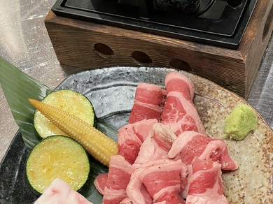 自分で焼くお肉シリーズ（国産牛カルビ）