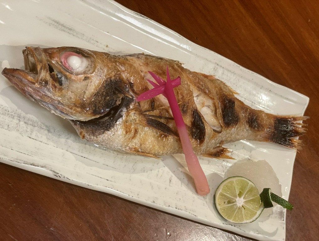 のどぐろ塩焼き