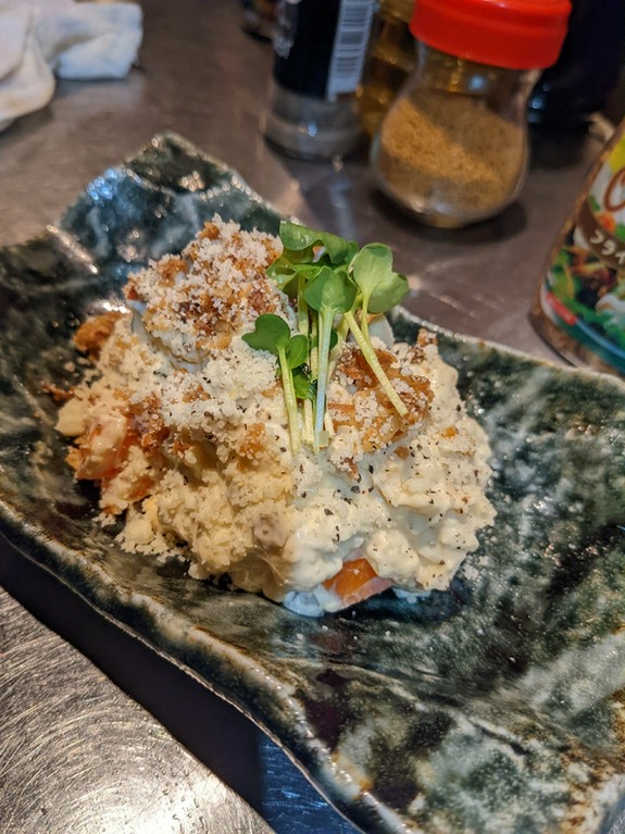 常連さんから好評の大人のポテトサラダです。