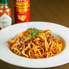 お肉ゴロゴロの食べ応えがあるミンチの『スパゲッティポロネーゼ』