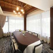 少人数のお集まりにご利用しやすい個室（4～６名様目安）