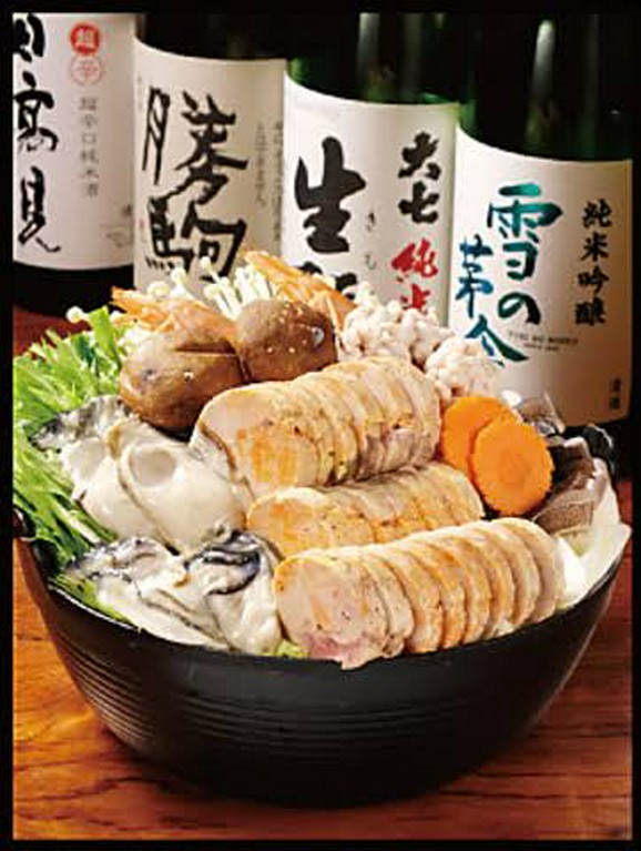 牡蠣、白子、あん肝…贅沢にも高級食材をどっさり『痛風鍋』1人前